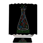 Always Science Multi Colored Shower Curtain