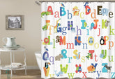 Animals Alphabet shower curtain