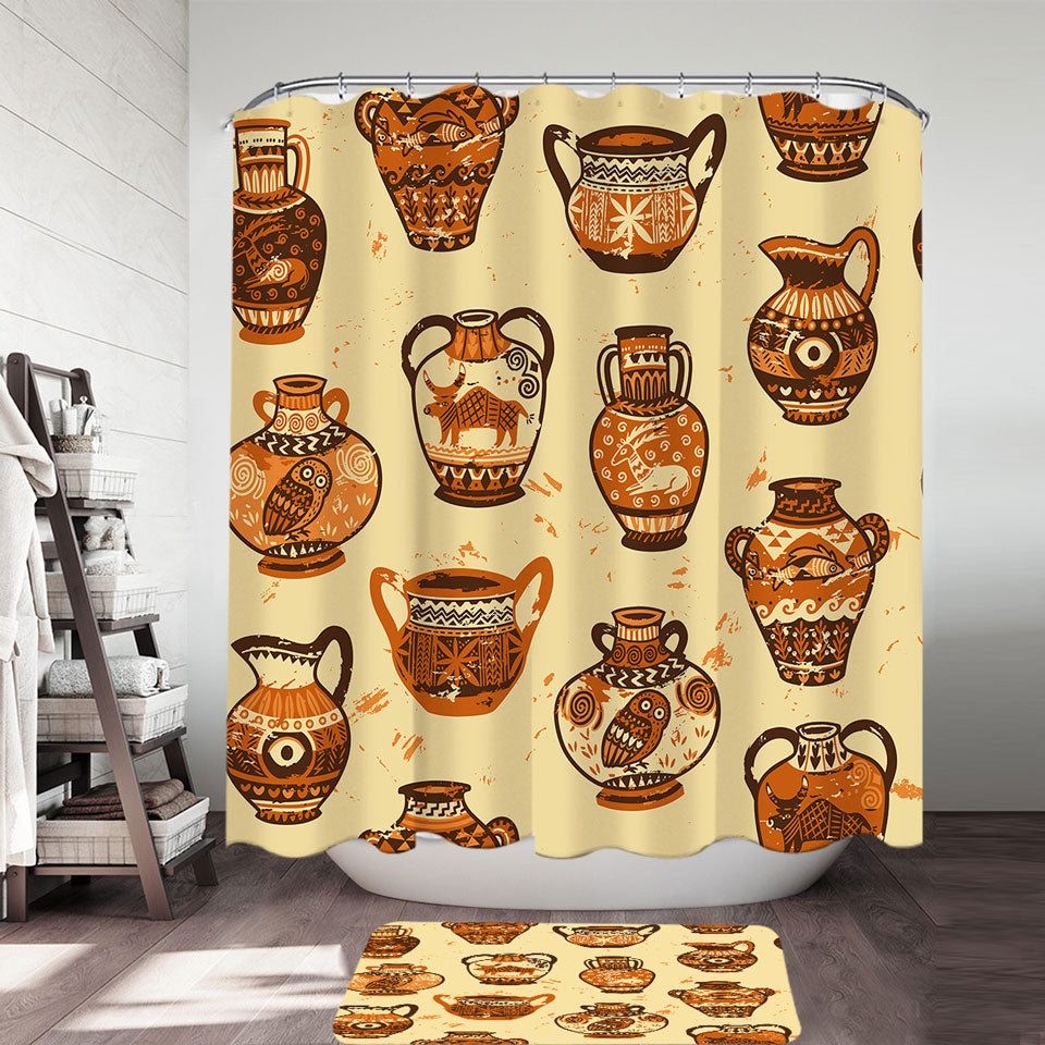 Ancient Urns Shower Curtain